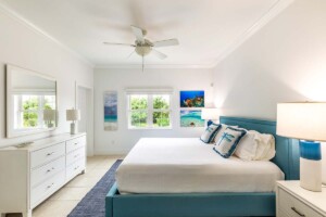 Bedroom- Sea Grace Villa Turks and Caicos Villa Rentals