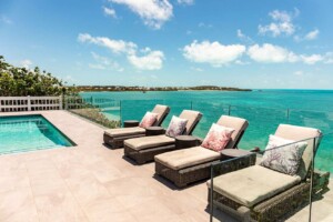 Moonshadow Villa Pool amd view, Turks and Caicos Villas, Blue Heron Vacations