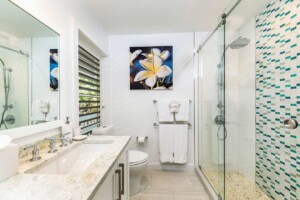 Bathroom, elegant villa, luxury villas Providenciales