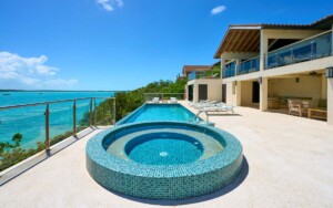 Jacuzzi & Pool - Alta Bella, Private Villa Rentals, Turks and Caicos Islands