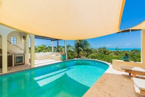 Pool view at Villa Jasmine - Luxury Vacation in Turks and Caicos