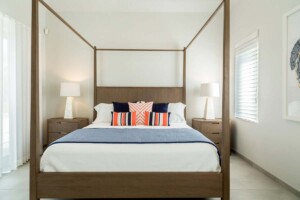 Private Villa Bedroom in Turks and Caicos